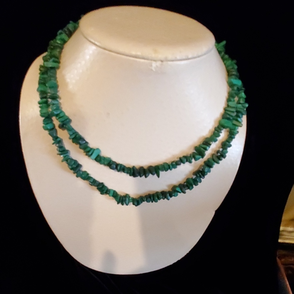 Turquoise necklace 18" long